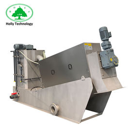 Poultry Sludge Press Machine , Dung Dehydrator Machine Long Life Time